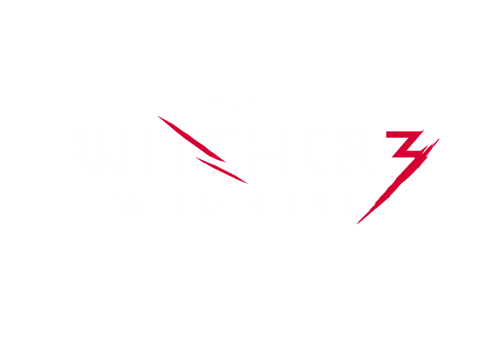 The Witcher 3 Wild Hunt Logo Png File (black, gray, silver, white)