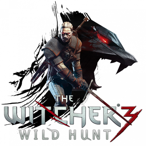 The Witcher 3 Wild Hunt Logo Transparent Png (black)