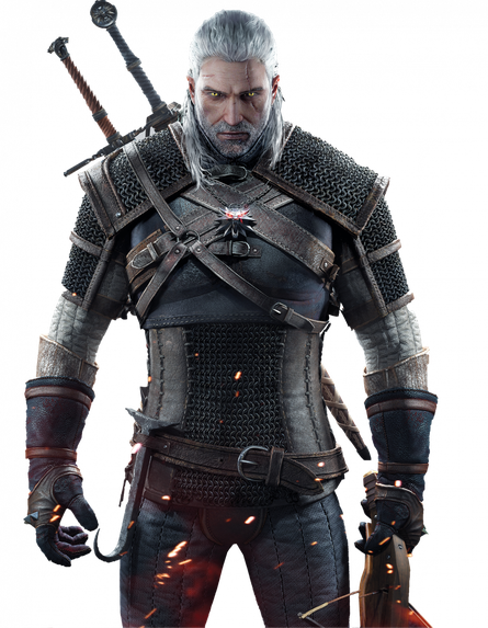 The Witcher 3 Wild Hunt Png File (black)