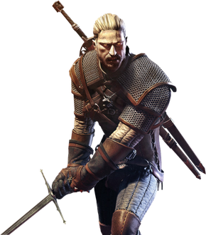 The Witcher Png Clipart (black)