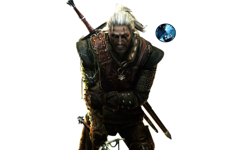 The Witcher Png Photo (black)