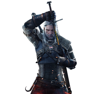 The Witcher Png Photos (black)