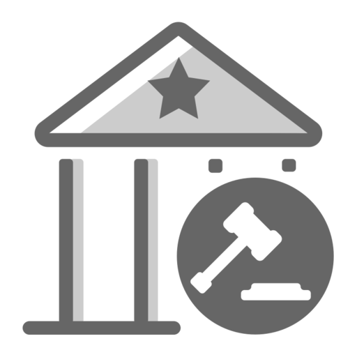 The Court Free Transparent Png Icon Download (silver, black, gray)