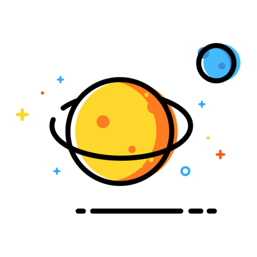 The Planet Free Png Icon (greenish blue, chocolate, black, gold)