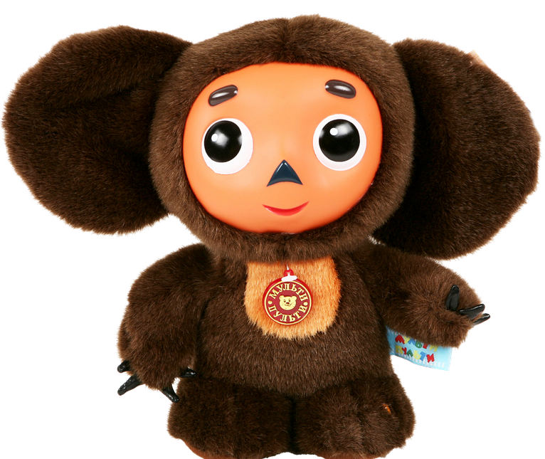 Cheburashka Png Transparent Image (black)