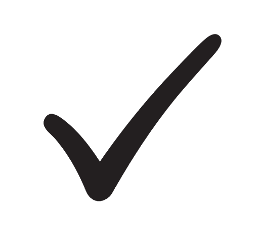 Check Mark Png File (black)