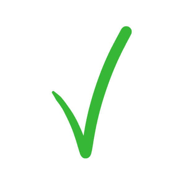 Check Mark Png Photo (black, green)