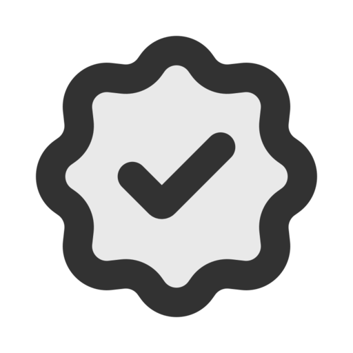 Check Badge Free Png Icon (black)