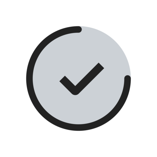 Check Ring Round Free Png Icon Download (black, indigo)