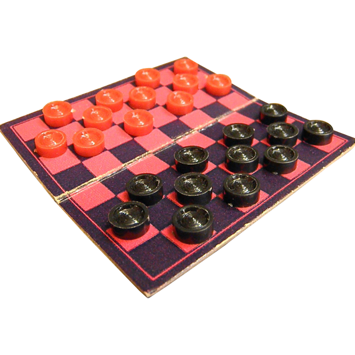 Checkers Png Isolated Image (black, indigo, chocolate, salmon)