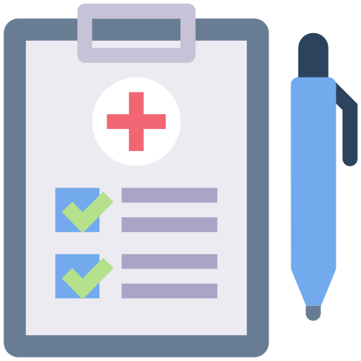 Checklist Medical Healthcare Pen Clipboard Clipchart Icon Free Png Icon Download (silver, white, black, gray, lavender)