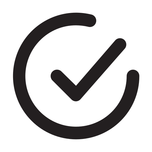 Checkmarkcircle Free Png Icon Download (black)