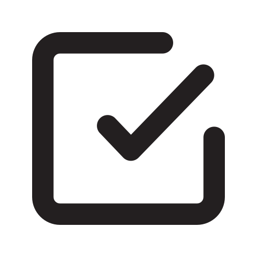 Checkmarksquare Free Png Icon Download (black)