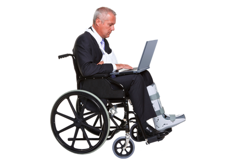 Wheelchair Png Clipart (black)