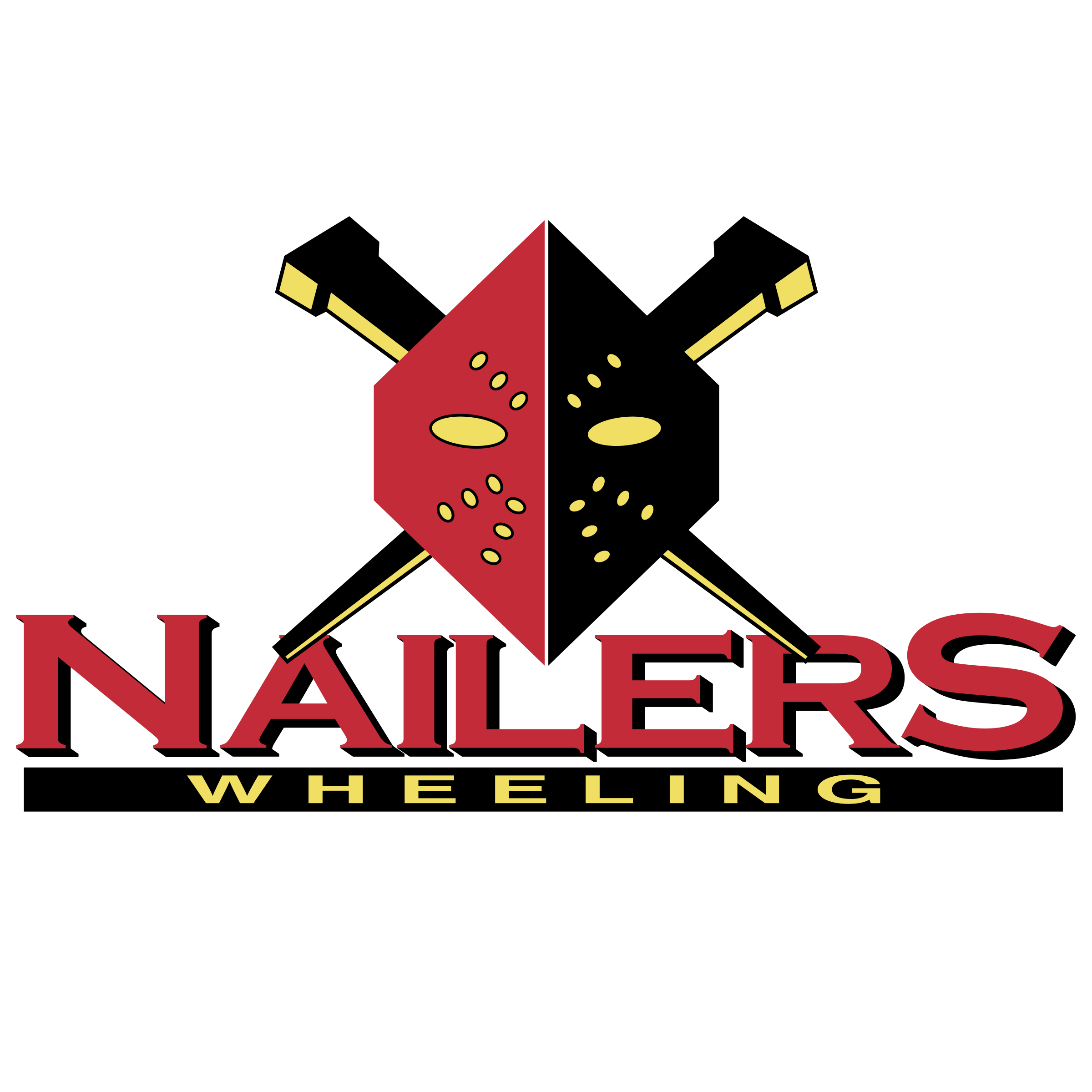 Wheeling Nailers Png (maroon, black, chocolate)