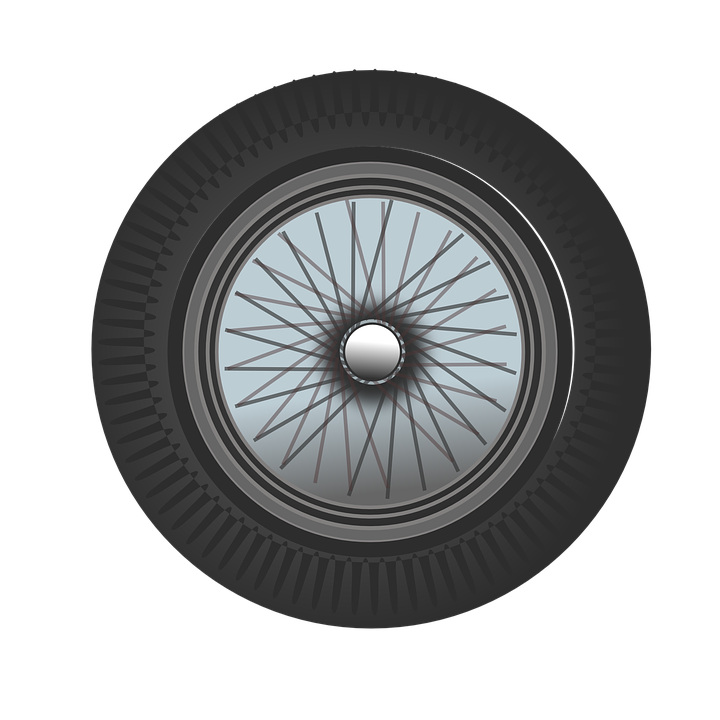 Wheels Transparent Png (black)