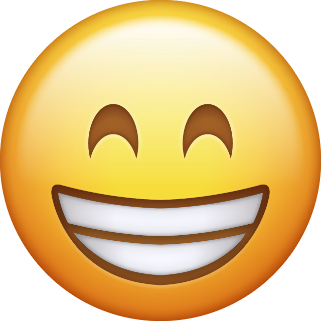 Cheerful Smiley Png Pic (gold, lavender, white)