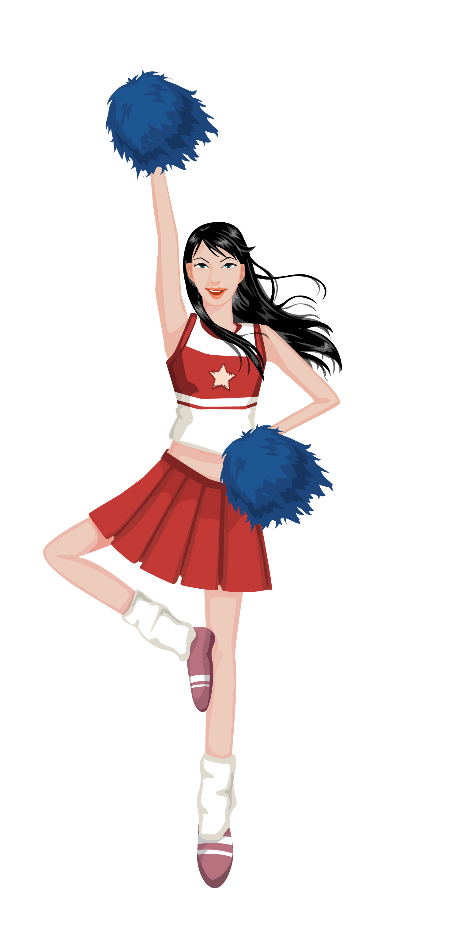 Cheerleader Png Image Hd (chocolate, teal, gray, white, black)