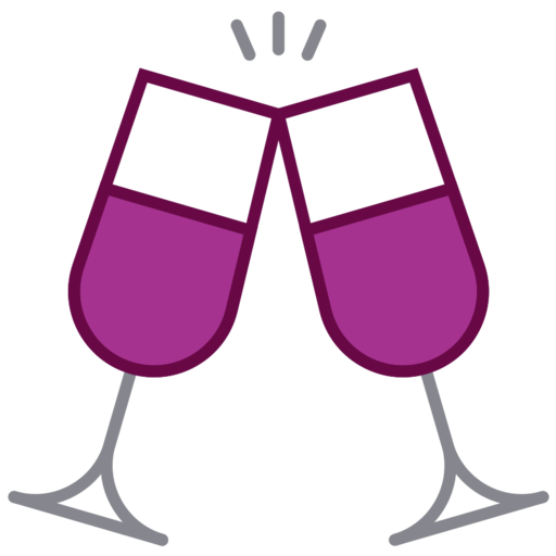 Cheers Free Png Icon (purple, black, gray)