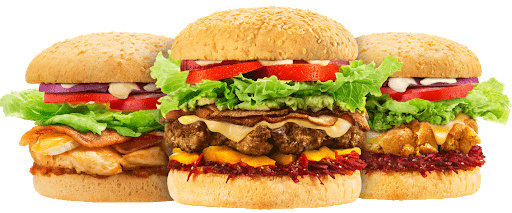 Cheese Burger King Png Clipart (gray)