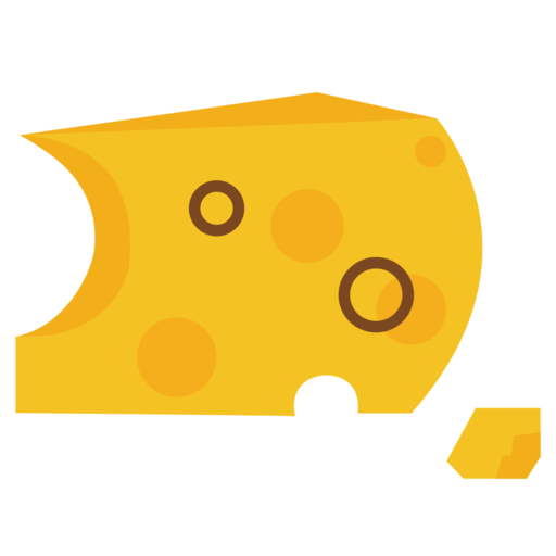 Cheese Free Png Icon (orange, black, gold)