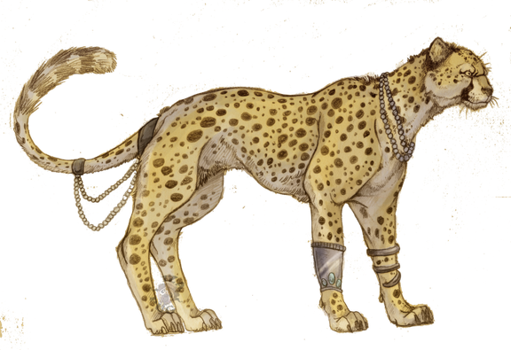 Cheetah Png Picture (black)