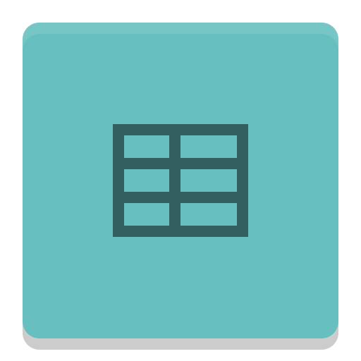 Sheets Free Png Icon Download (teal, silver, gray, black)