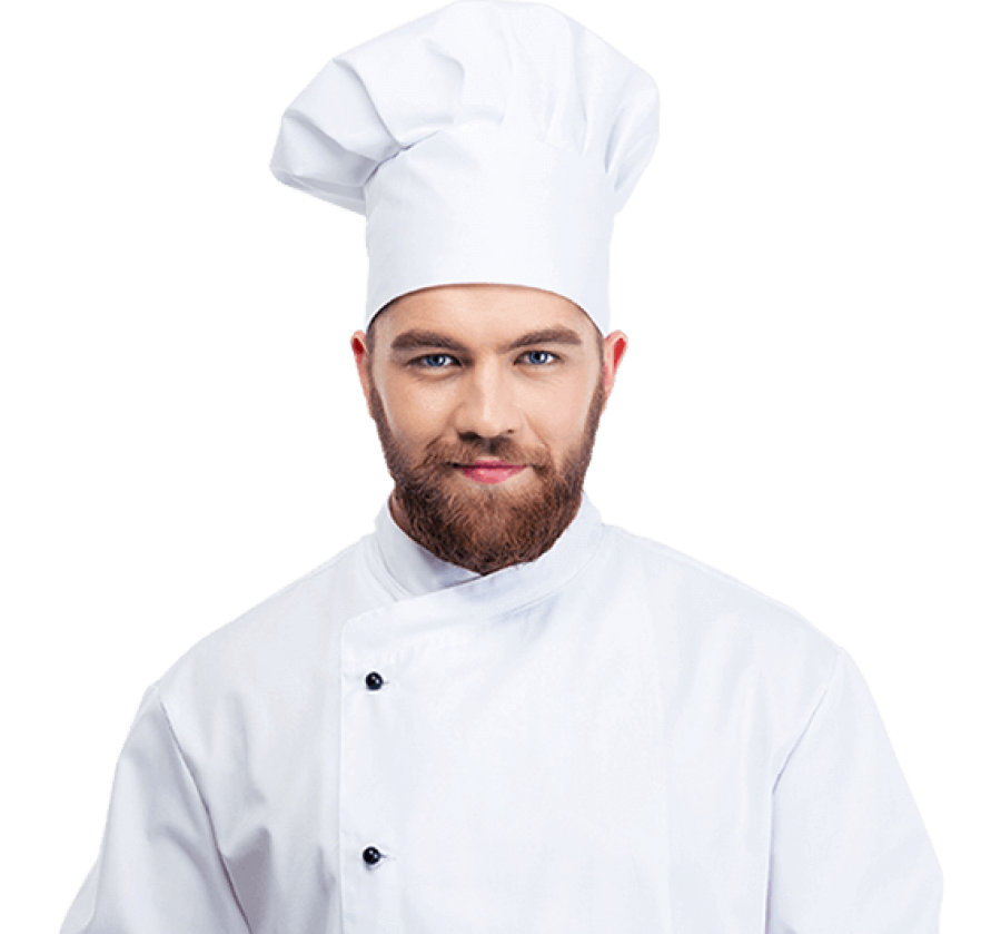 Chef Png File (black, lavender, white)