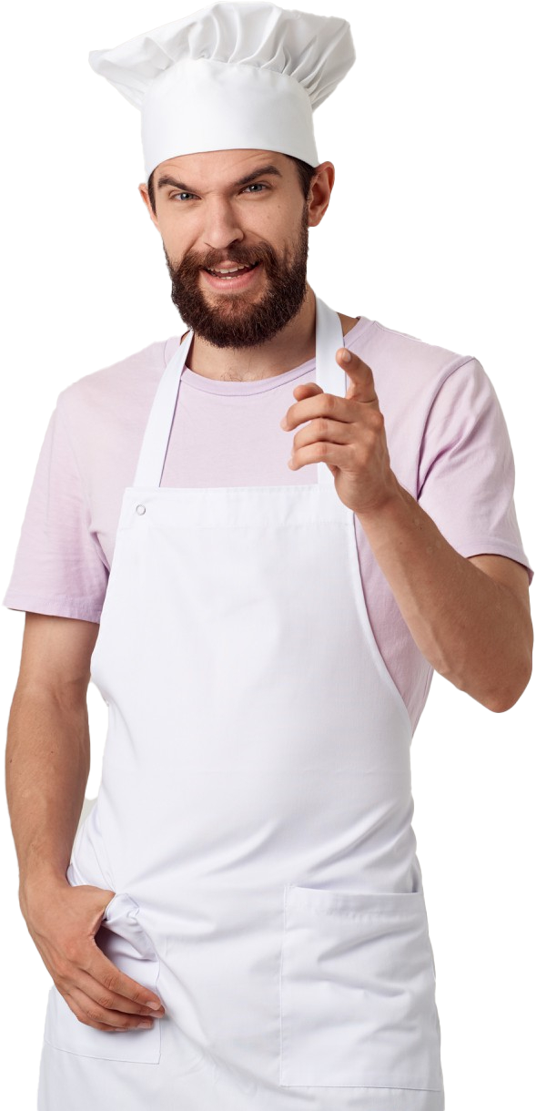 Chef Png Pic (black, lavender)