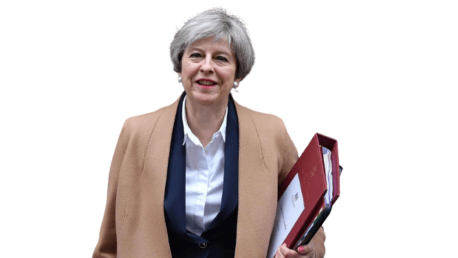 Theresa May Png Free Download (black, gray)