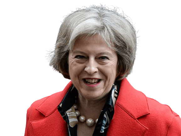 Theresa May Png Isolated File (black, gray, chocolate)