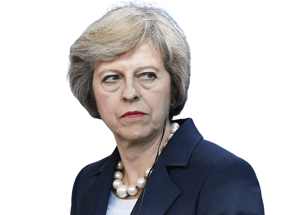 Theresa May Png Photo (black, gray)