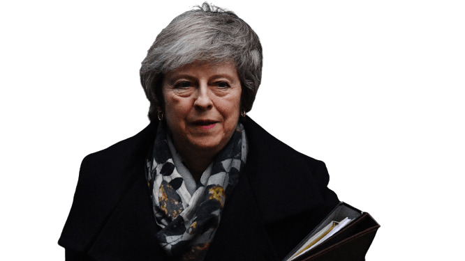 Theresa May Png Pic (black, gray)