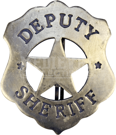 Sheriff Png File (black, silver, white, gray)