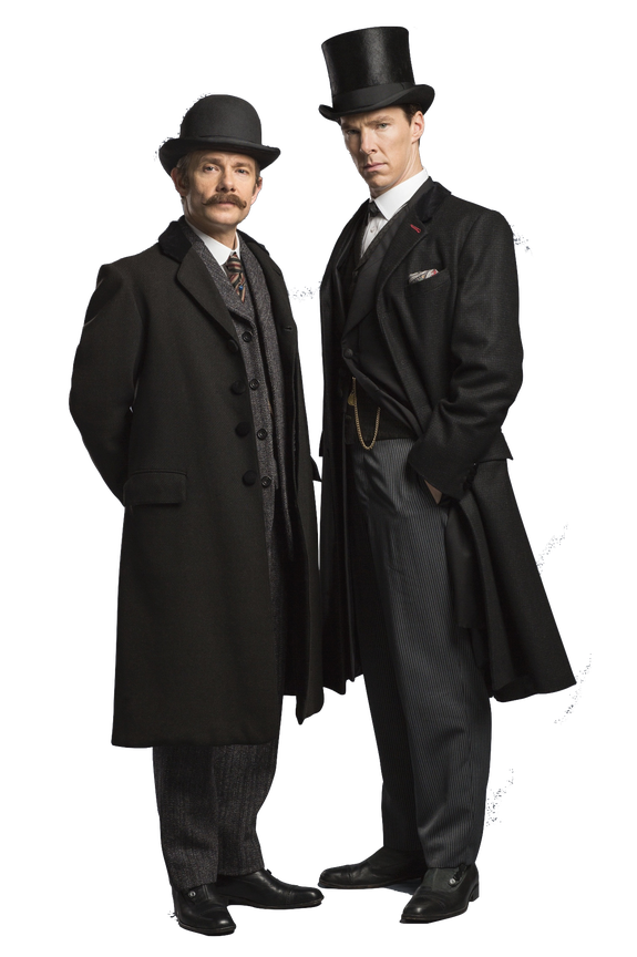 Sherlock Png Transparent (black)