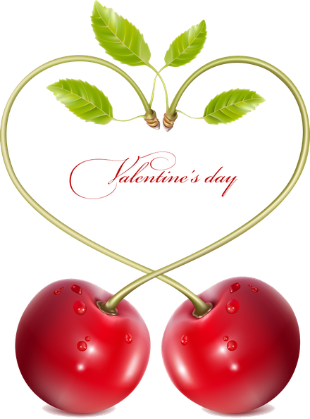 Cherry Vector Png Pic (black)