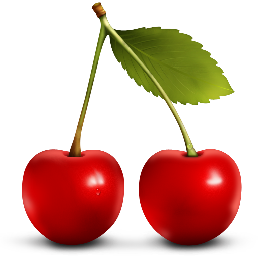 Cherry Vector Png Transparent Image (white, gray, maroon, silver)