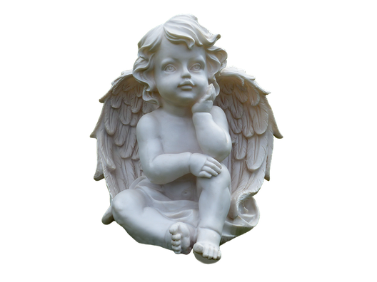 Cherub Angel Png Picture (black, gray, silver)