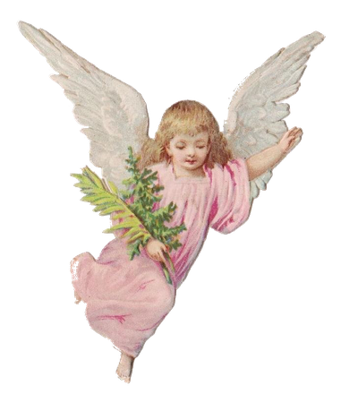 Cherub Angel Transparent Png (black, silver)