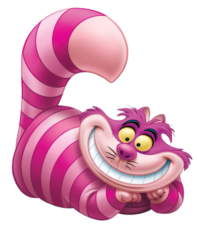 Cheshire Cat Background Png (salmon, purple, black, beige, lavender)