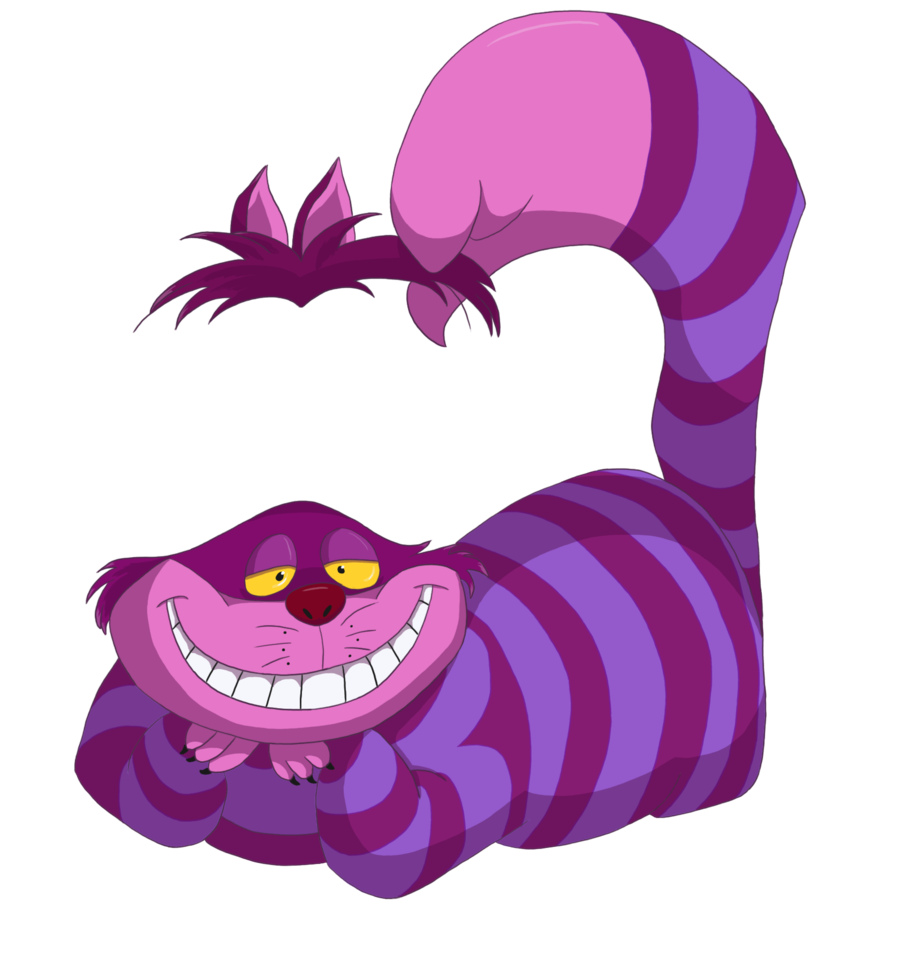 Cheshire Cat Png Free Download (black, gray, violet, purple)