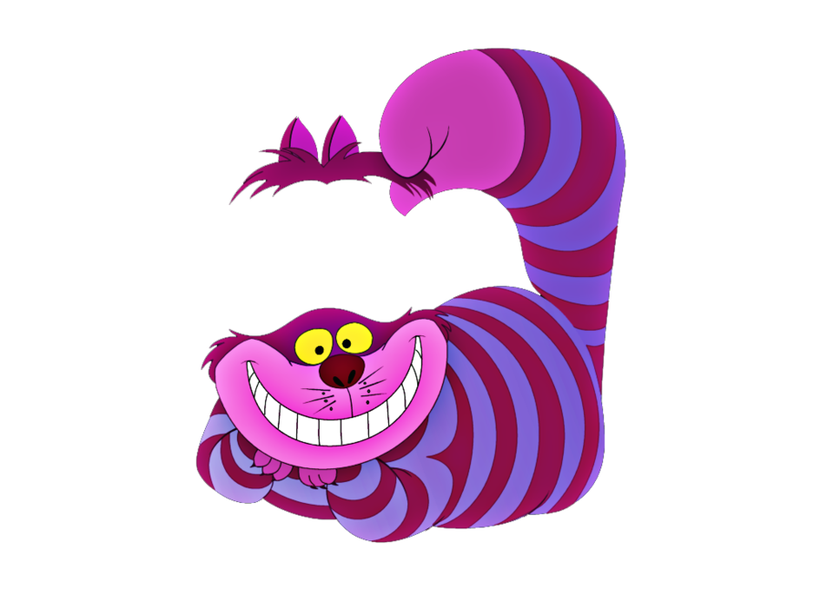 Cheshire Cat Png Photo (black, white, violet)