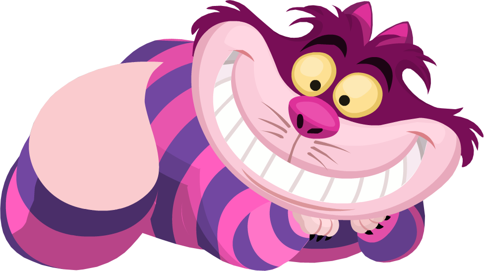 Cheshire Cat Transparent Images Png (indigo, purple, white, pink, gray)