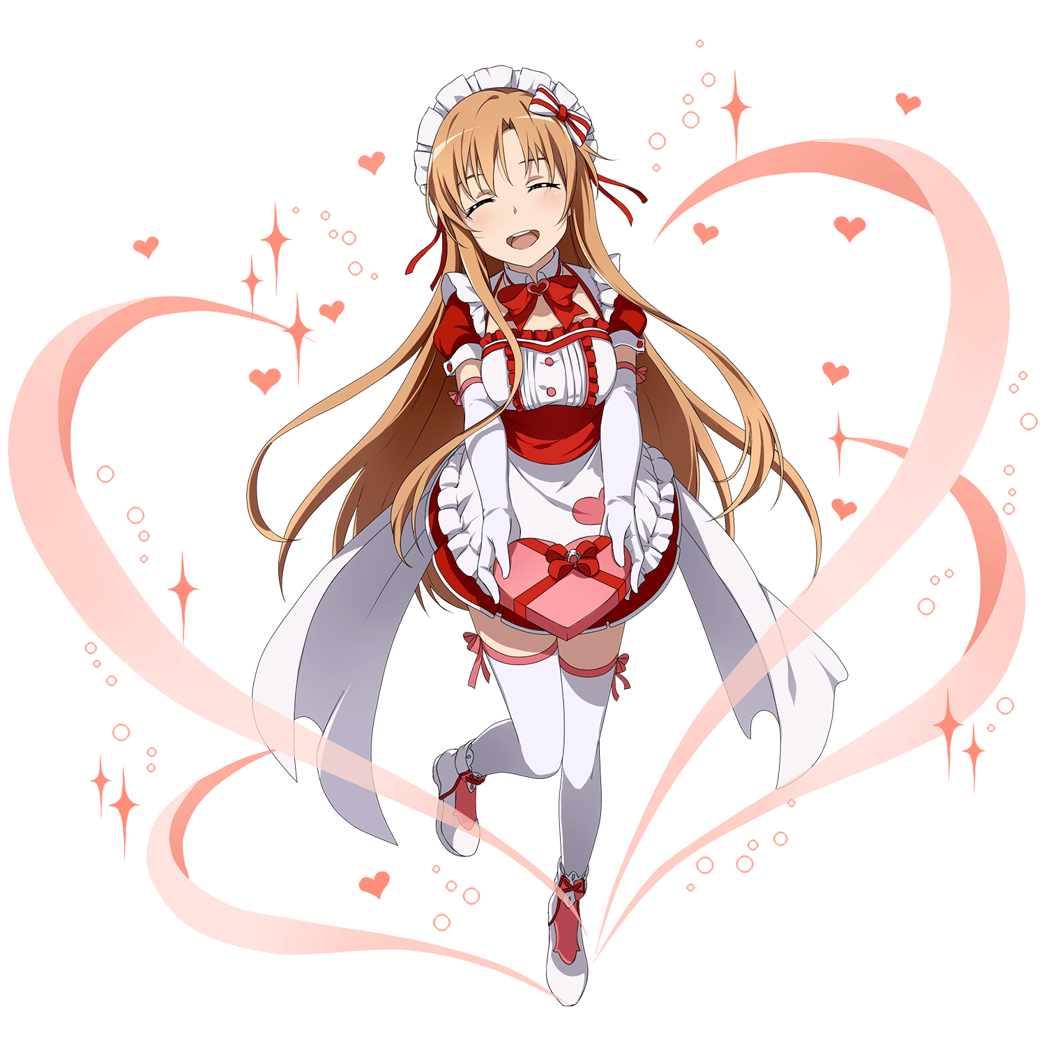 Chibi Asuna Png Background Image (gray)