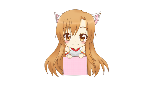 Chibi Asuna Png Transparent Hd Photo (salmon, black, pink, beige)