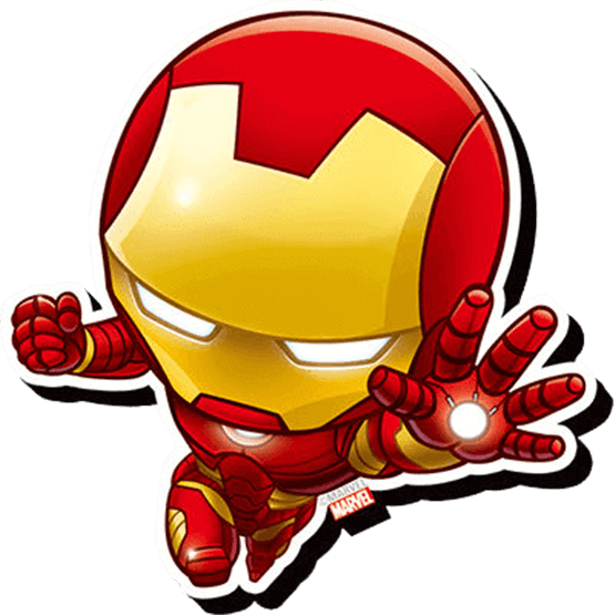 Chibi Iron Man Png Clipart (orange, red, black, white, beige)