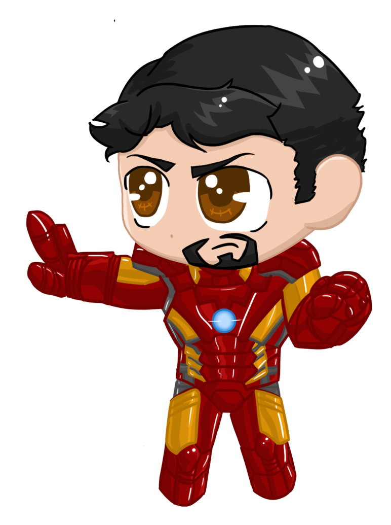 Chibi Iron Man Png Photos (black, white, pink)