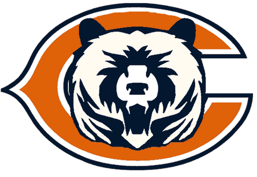 Chicago Bears Png Clipart (black, white, chocolate)