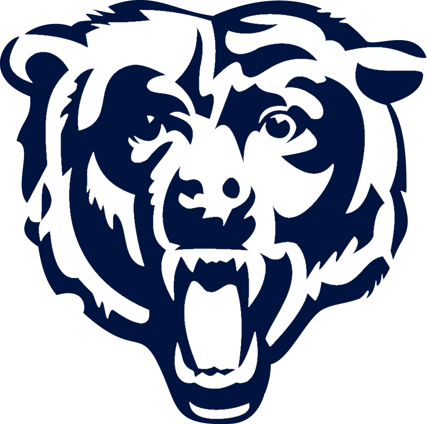 Chicago Bears Png Isolated File (black, white)