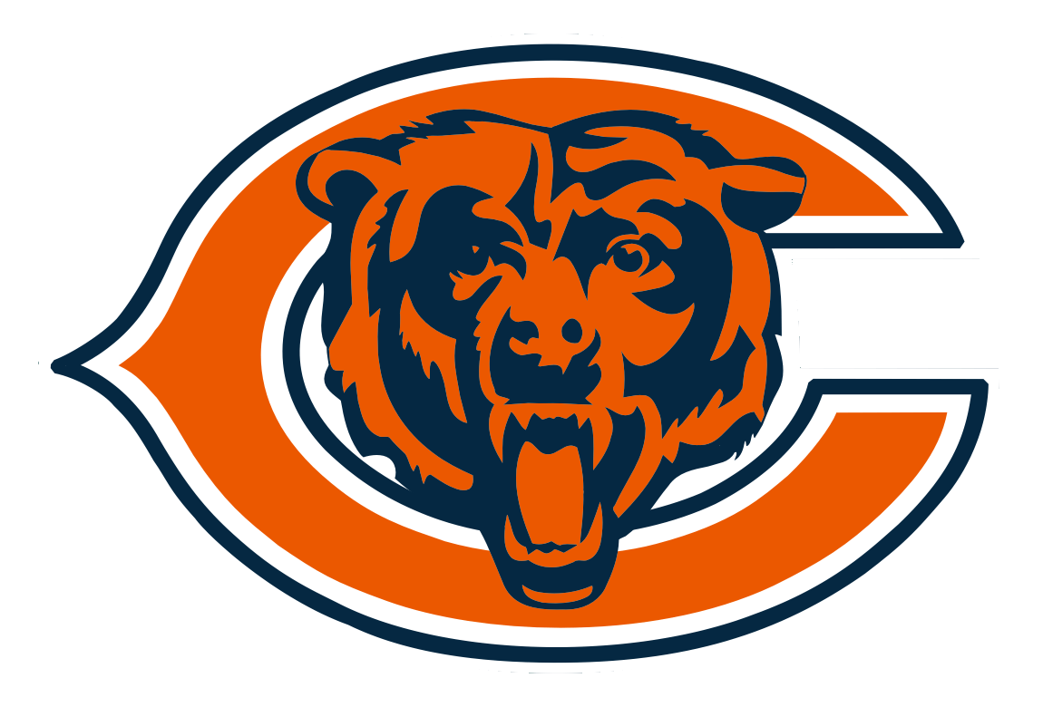 Chicago Bears Transparent Png (white, navy, chocolate)